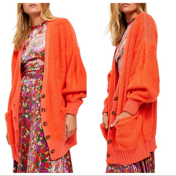 Free People Sweaters - NEW Free People Snow Drop Cardigan in Saturn Combo